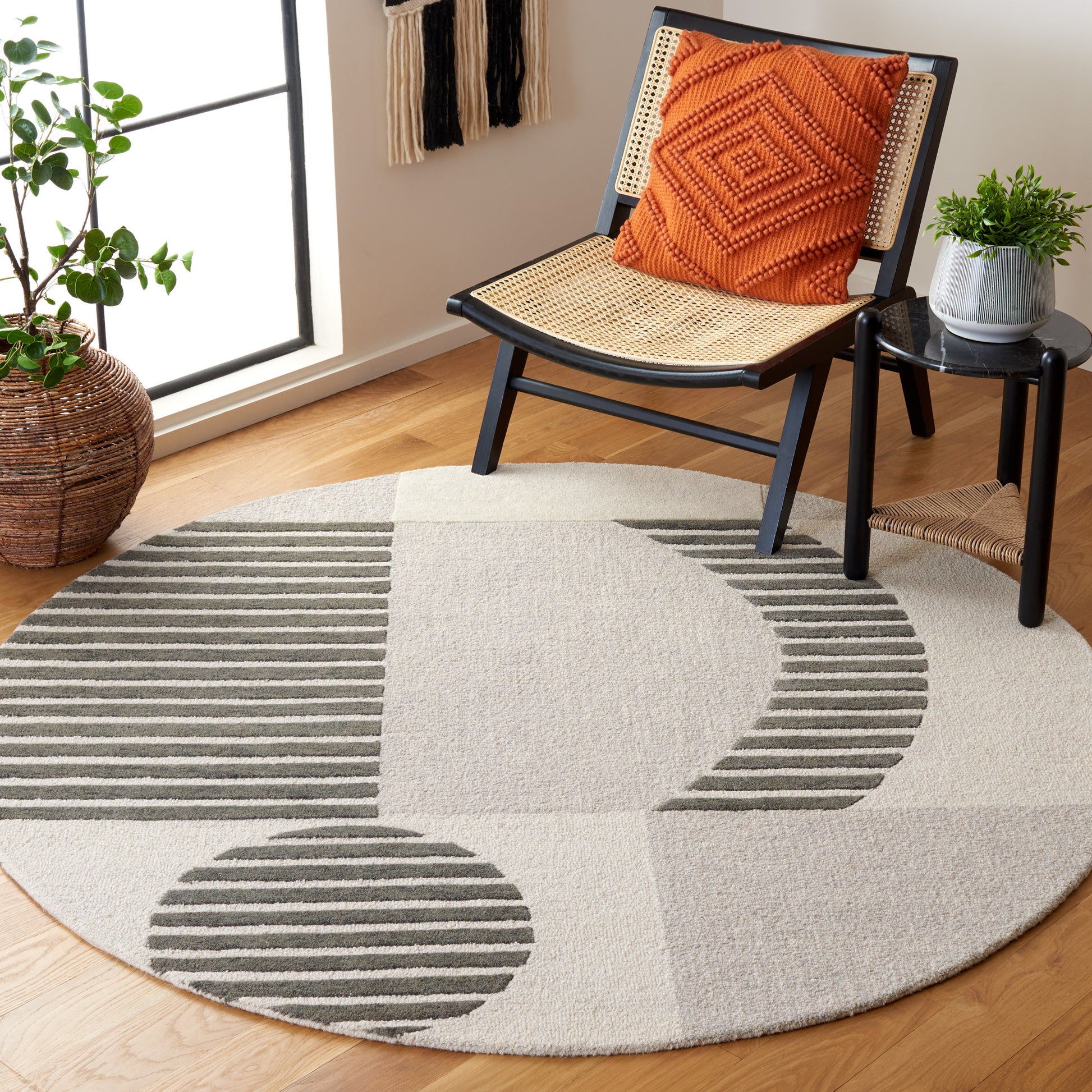 Safavieh Chatham Cht203F Grey/Dark Grey Area Rug