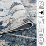 Amer Clifton CLF-1 Ivory area rug - infographic view