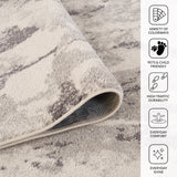 Amer Clifton CLF-5 Ivory area rug - infographic view