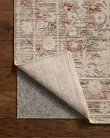 Loloi Clarisse CLS-01 Traditional Power Loomed Grey, Multi Rug