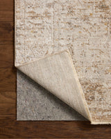 Loloi Clarisse CLS-03 Traditional Power Loomed Taupe, Dove Rug