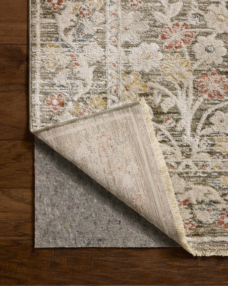 Loloi Clarisse CLS-05 Traditional Power Loomed Olive, Multi Rug