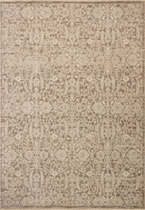 Loloi Clarisse CLS-06 Traditional Power Loomed Fog, Bone Rug