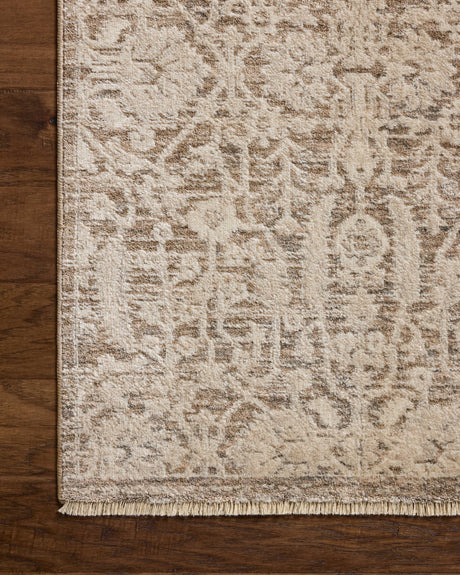 Loloi Clarisse CLS-06 Traditional Power Loomed Fog, Bone Rug