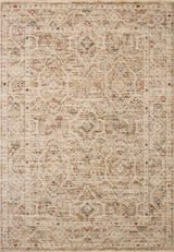 Loloi Clarisse CLS-08 Traditional Power Loomed Natural, Multi Rug