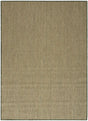 Green rectangle rug centered in frame, featuring repeating diamond lattice pattern