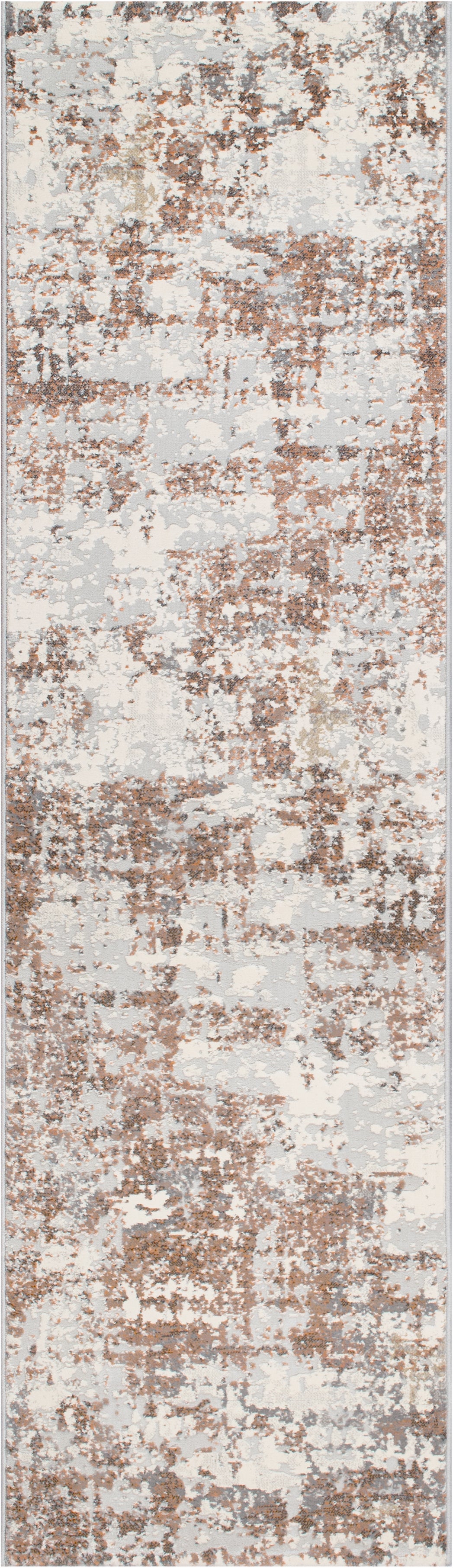 Dynamic Rugs Couture 52016 Ivory/Copper Rugs - runner view