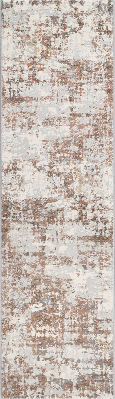 Dynamic Rugs Couture 52016 Ivory/Copper Rugs - runner view