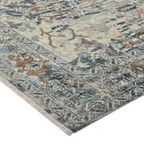 Amer Craft CRA-5 Blue area rug - corner view