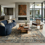 Amer Craft CRA-5 Blue area rug - lifestyle view