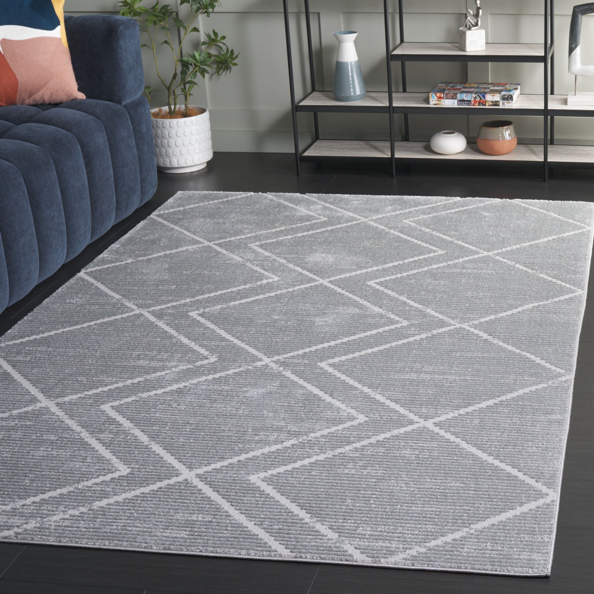 Safavieh Carter Crt214F Grey/Light Grey Area Rug