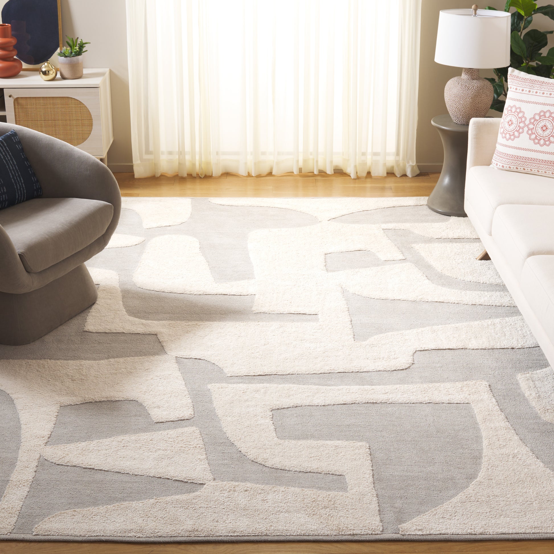 Safavieh Casablanca Csb790F Grey/Ivory Area Rug