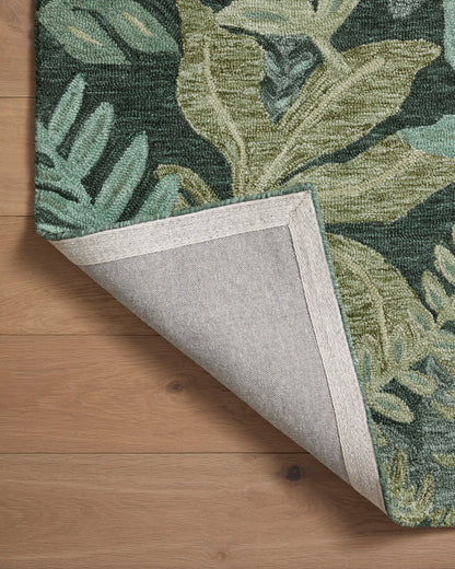 Justina Blakeney x Loloi Cura Cur-03 Forest/Moss Area Rug
