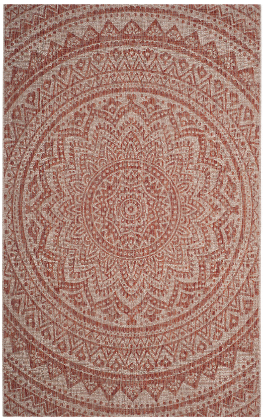 Safavieh Courtyard Cy8734-36512 Light Beige/Terracotta Area Rug