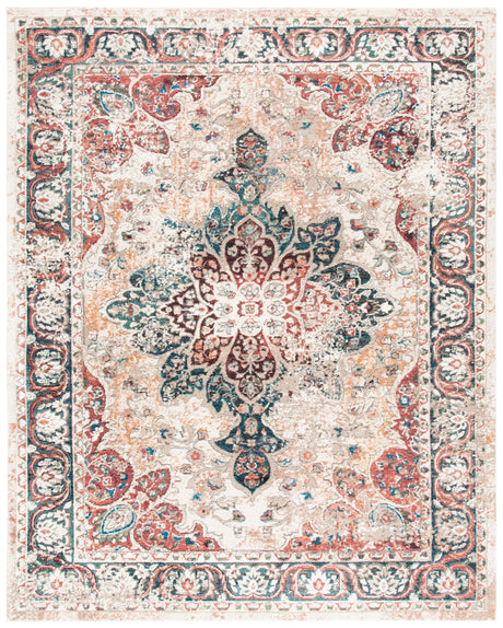 Safavieh Carlyle Cyl215B Ivory/Burgundy Area Rug