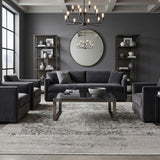 Amer Dazzle DAZ-8 Ivory / Iron area rug - lifestyle view