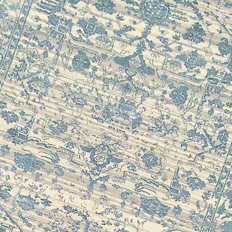 Amer Dazzle DAZ-2 Ivory / Blue area rug - close-up view