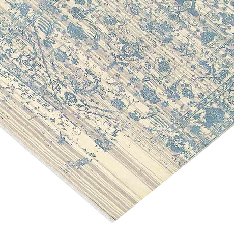 Amer Dazzle DAZ-2 Ivory / Blue area rug - corner view