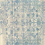 Amer Dazzle DAZ-2 Ivory / Blue area rug - color swatch view