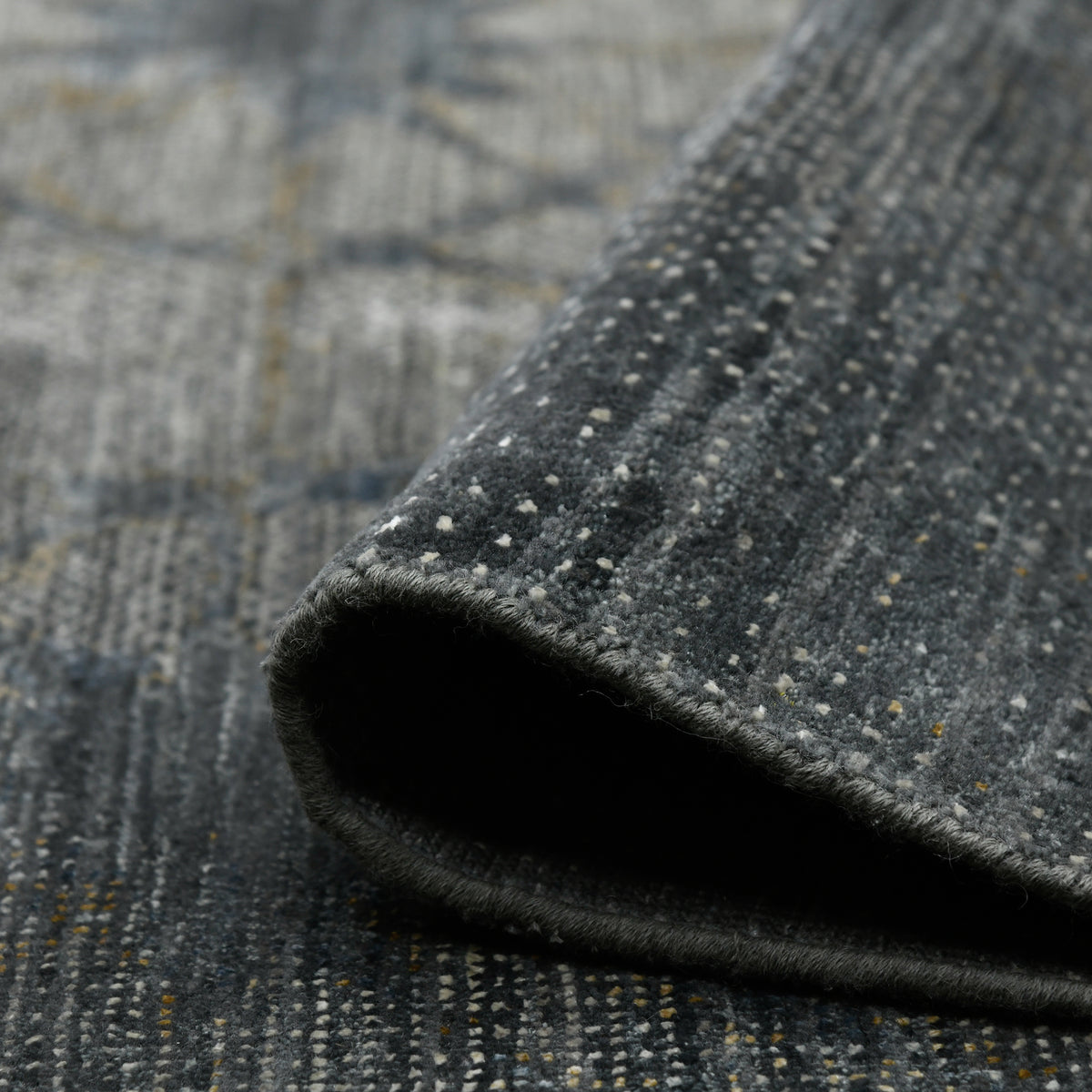 Amer Dazzle DAZ-95 Graphite area rug - rolled view