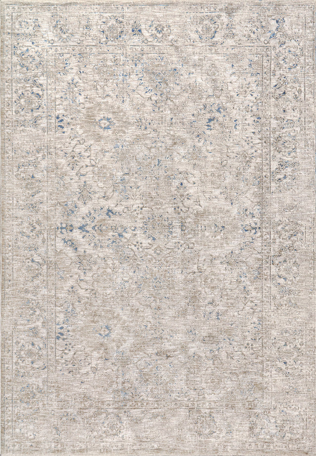 Dynamic Rugs Dharma 12041 Power Loomed Transitional Ivory/Beige Rug - rectangular rug view