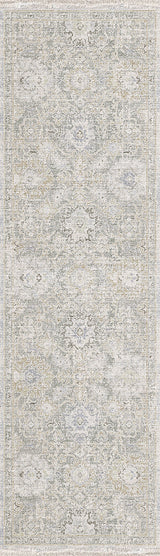 Dynamic Rugs Dharma 12041 Power Loomed Transitional Light Beige/Grey Rug