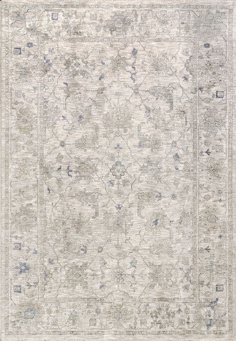 Dynamic Rugs Dharma 12042 Power Loomed Transitional Ivory/Beige Rug - rectangular rug view