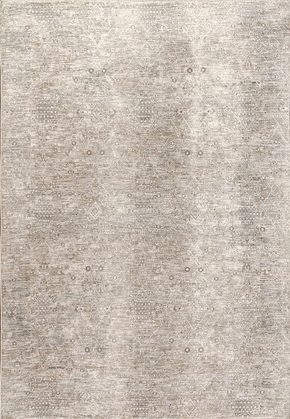 Dynamic Rugs Dharma 12043 Power Loomed Transitional Beige/Multi Rug - rectangular rug view