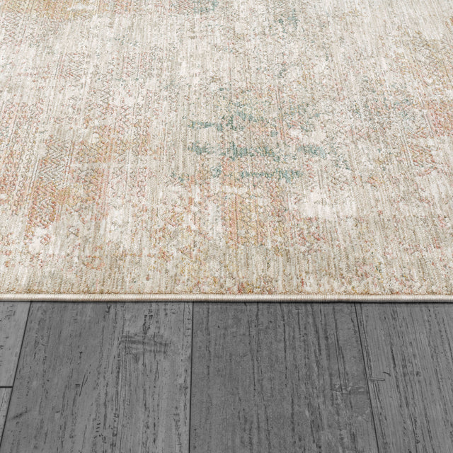 Dynamic Rugs Dharma 12044 Power Loomed Modern Beige/Multi Rug