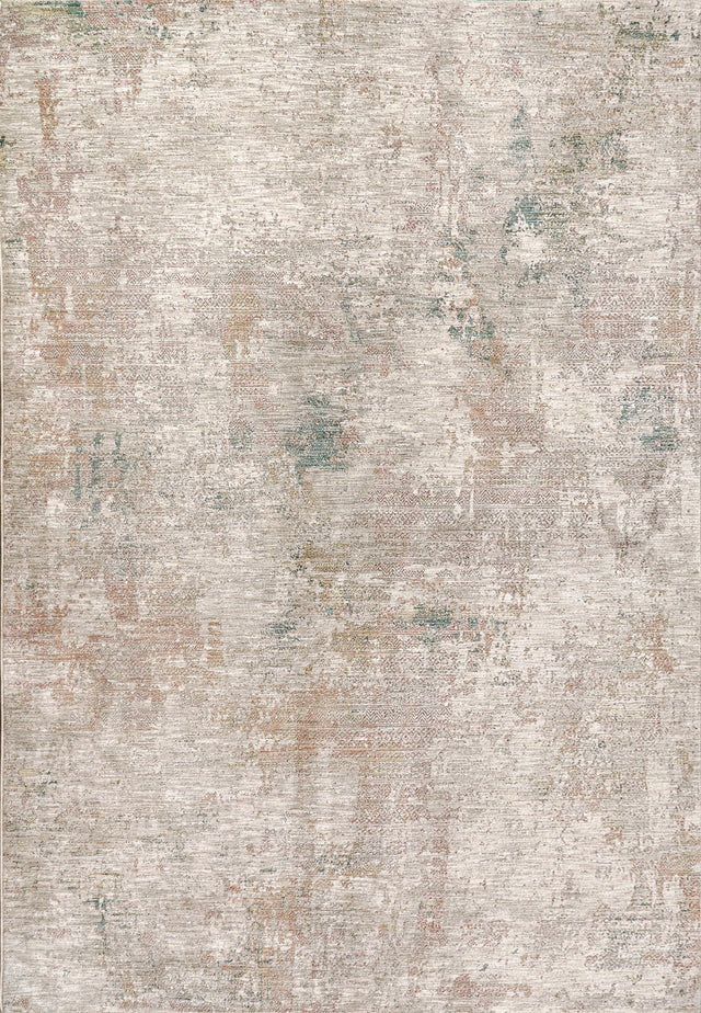 Dynamic Rugs Dharma 12044 Power Loomed Modern Beige/Multi Rug - rectangular rug view