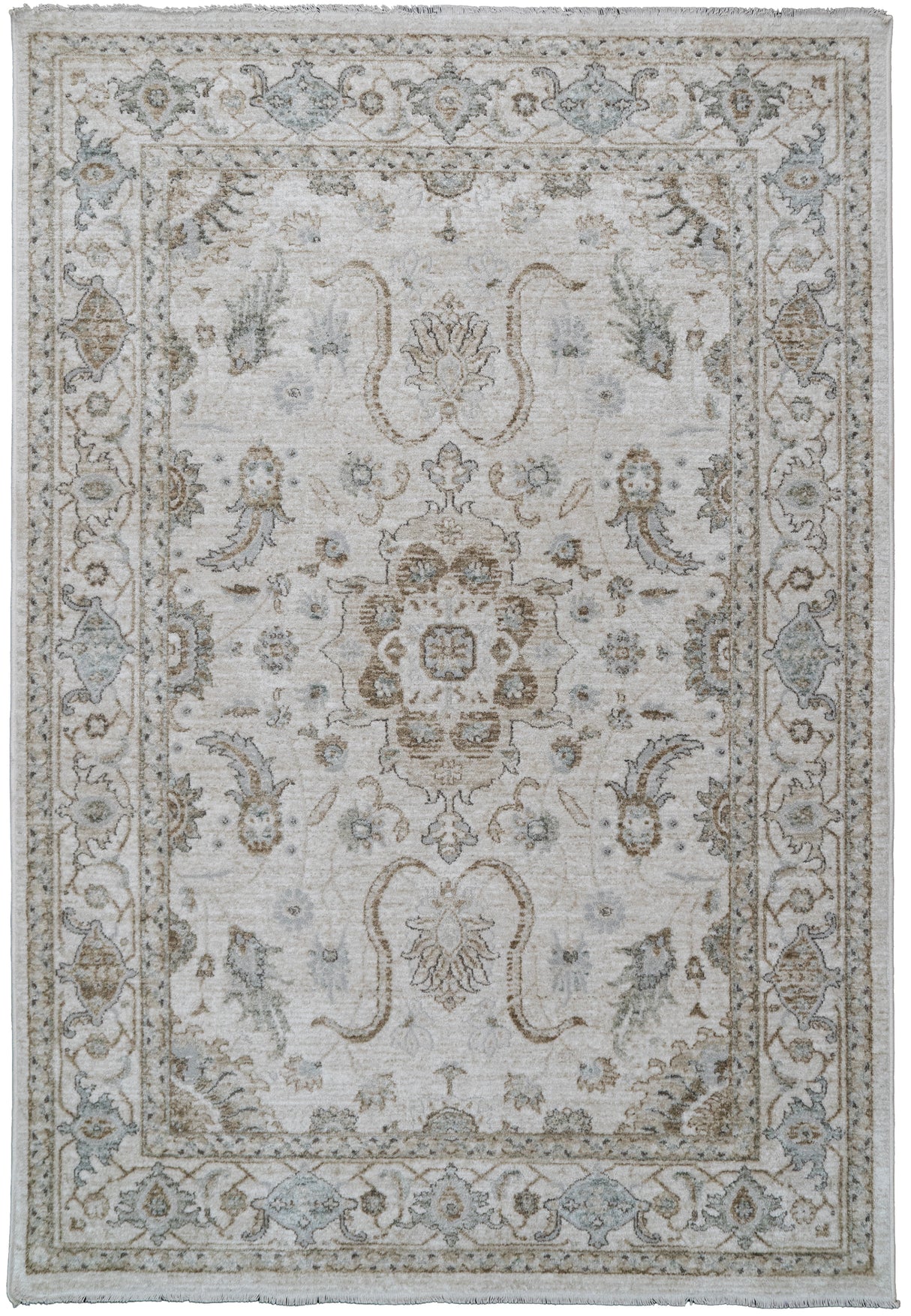 Dynamic Rugs Diamond 10280 Power Loomed Traditional Cream/Beige/Multi Rug
