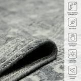 Amer Divine DIV-4 Gray area rug - infographic view