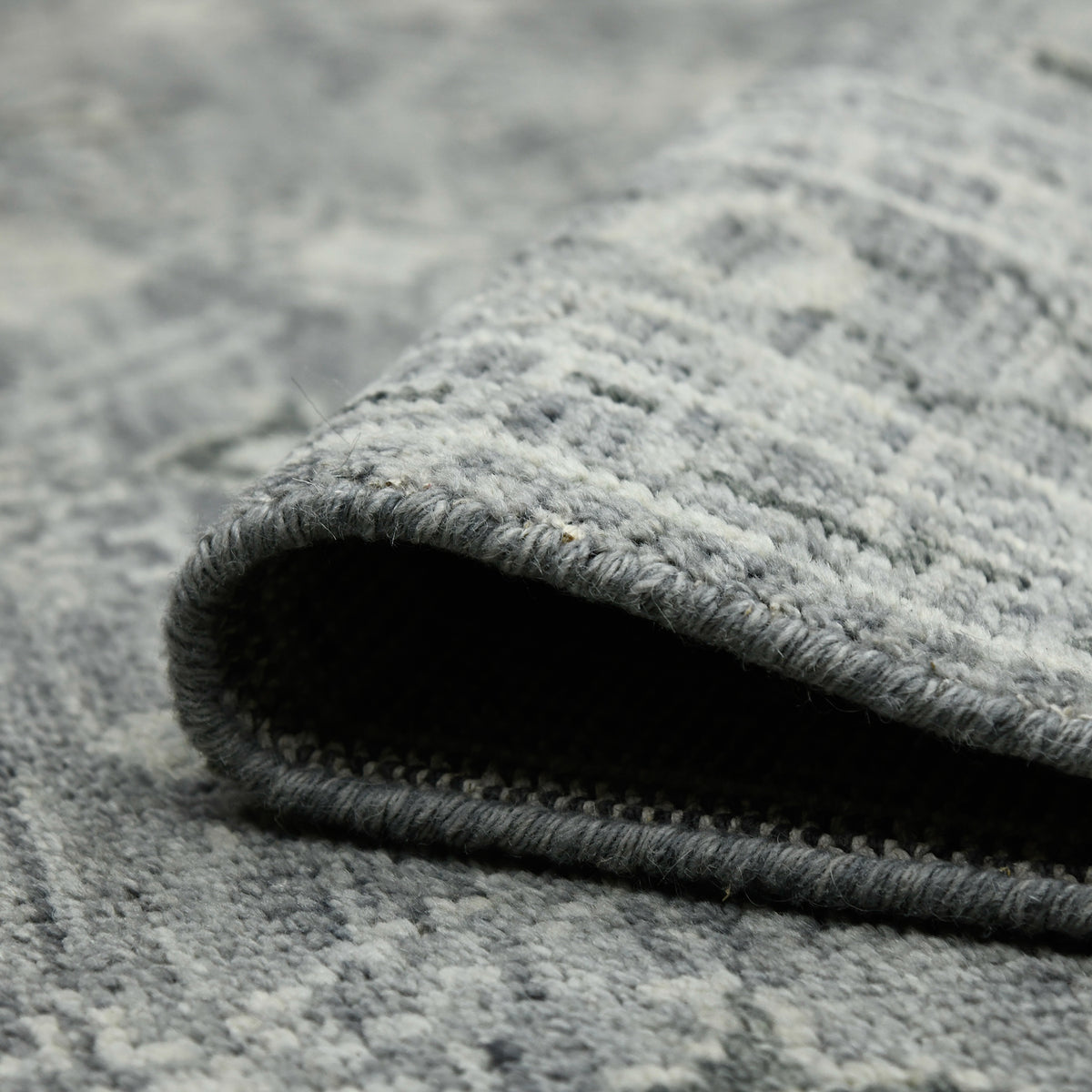 Amer Divine DIV-4 Gray area rug - rolled view