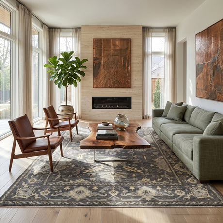 Amer Divine DIV-5 Brown / Beige area rug - lifestyle view