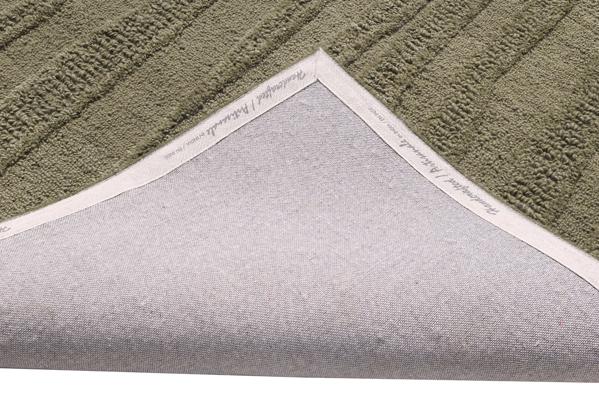 Dynamic Rugs Drift 18750 Handmade Modern Green Rug