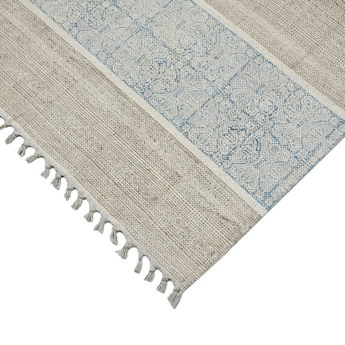 Amer Dune DUN-4 Stone Blue area rug - corner view