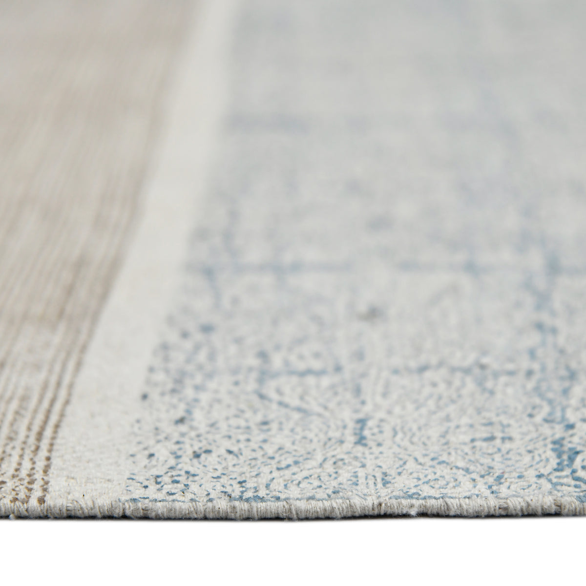 Amer Dune DUN-4 Stone Blue area rug - profile view