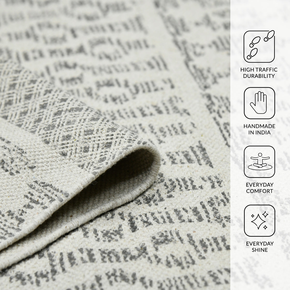 Amer Dune DUN-5 Gray area rug - infographic view