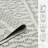 Amer Dune DUN-5 Gray area rug - infographic view