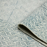 Amer Dune DUN-6 Blue area rug - rolled view