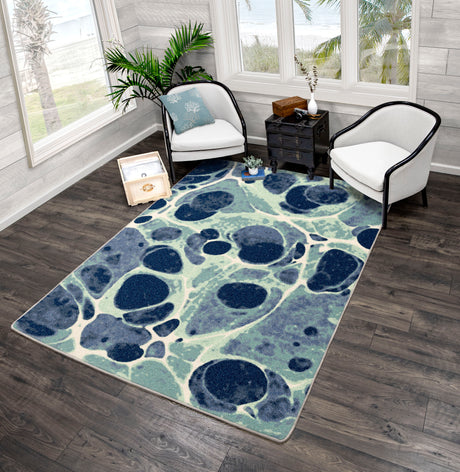 American Dakota Deep Sea Sea Foam Rug