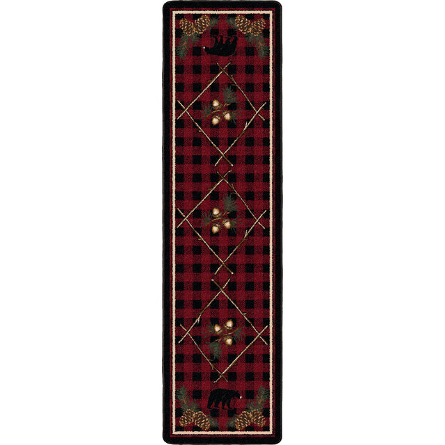 American Dakota Deep Woods Red Rug