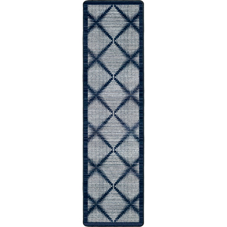 American Dakota Diamond Weave Denim Rug