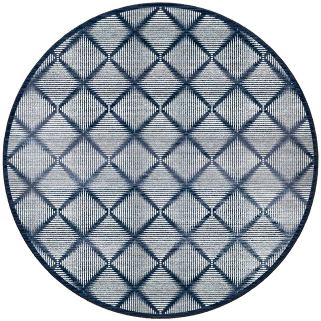 American Dakota Diamond Weave Denim Rug
