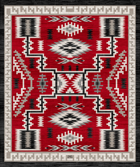 American Dakota Dream Receiver Red Rug