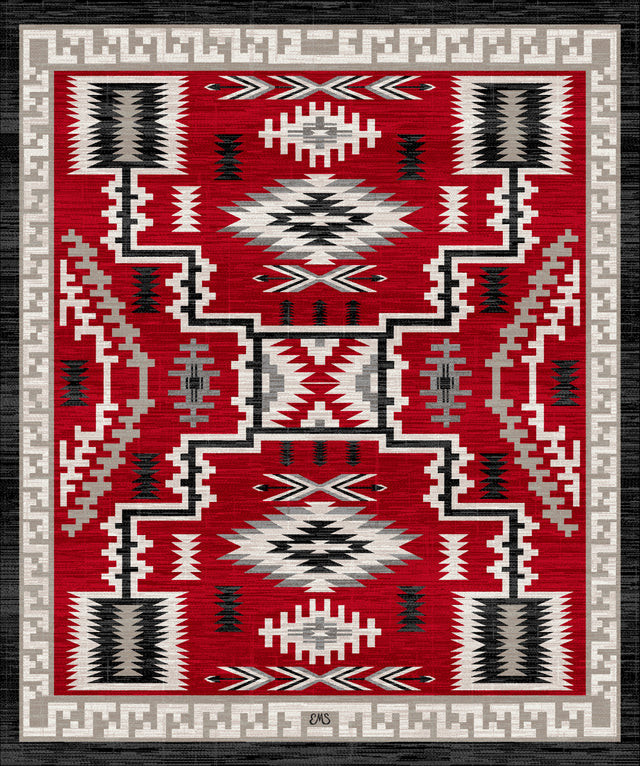 American Dakota Dream Receiver Red Rug