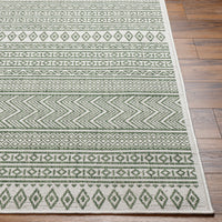 Surya Eagean Eag-2425 Grass Green, Ivory, Dark Green, Seafoam Area Rug