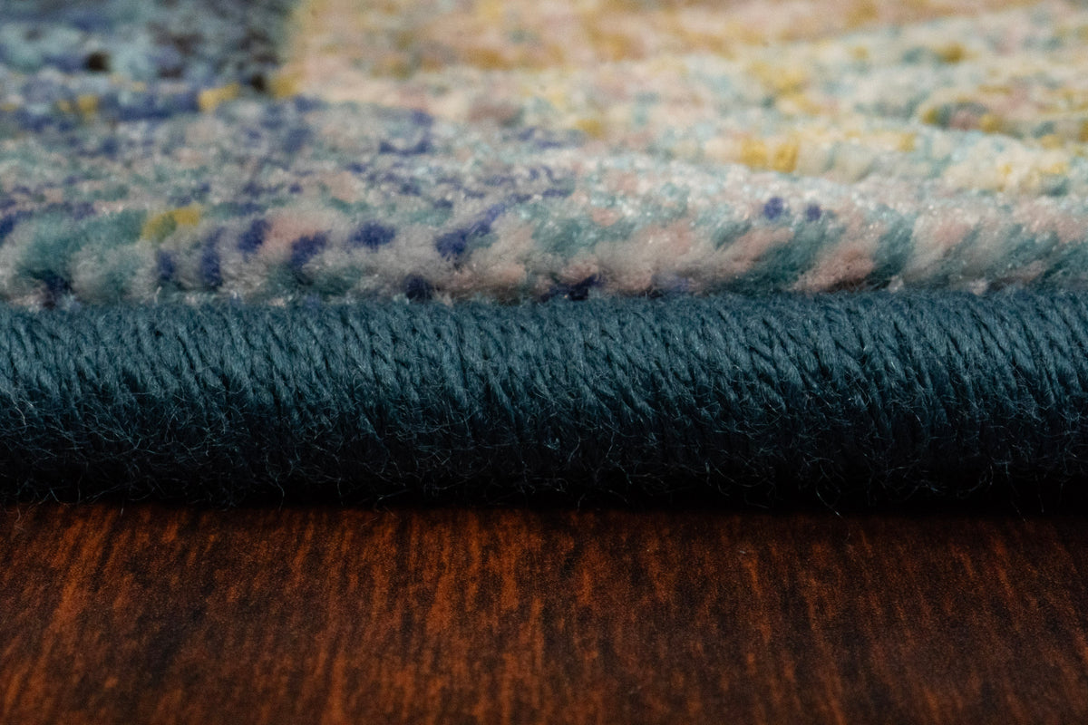 Dynamic Rugs Eclipse 63263 Blue / Multi Rugs - pile detail