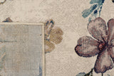 Dynamic Rugs Eclipse 63322 Cream Blue Rugs - corner detail