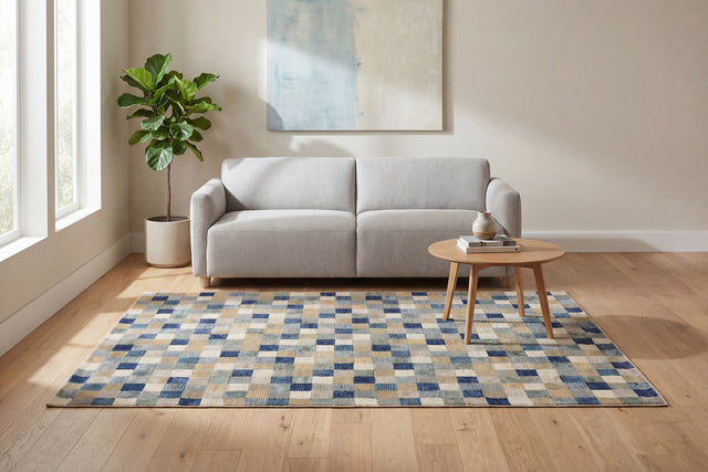 Dynamic Rugs Eclipse 63339 Multi Blue Rugs - room scene
